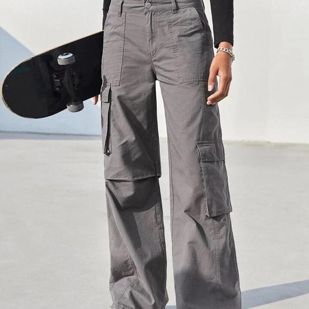Gray Cargo Pants - image 1